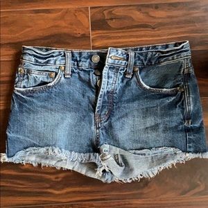 Free people jean shorts